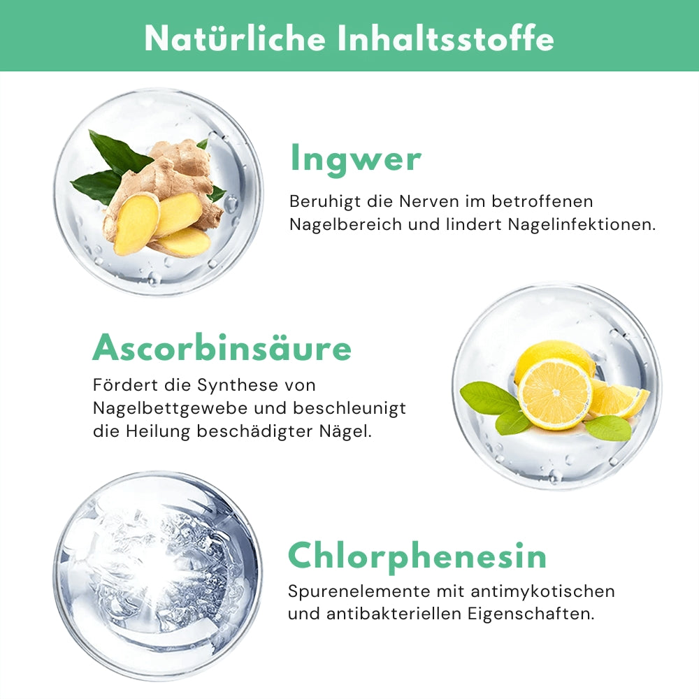 ZeroFungi® entfernt Pilz in Nägeln und Zehennägeln auf natürliche Weise! DE